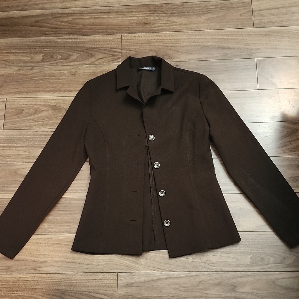 🔥Vintage Style Deep Brown,  Suit Jacket, 4 Buttons, Sharp